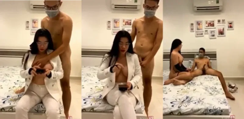 Dâm dục chuối với cô giáo phương dâm đãng