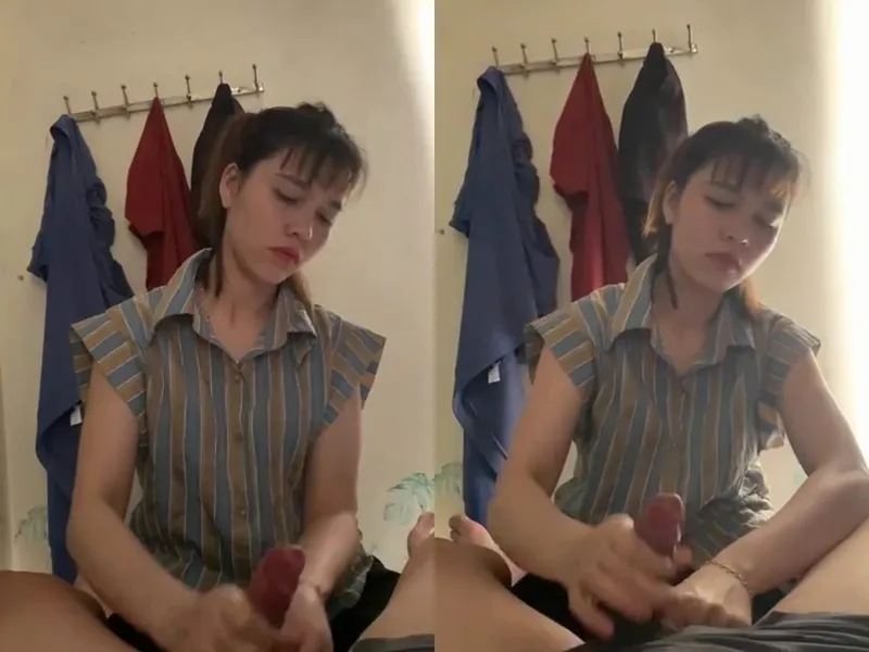 Anh trai đi vắng, ép vợ của anh trai sục cục thịt xuất tinh